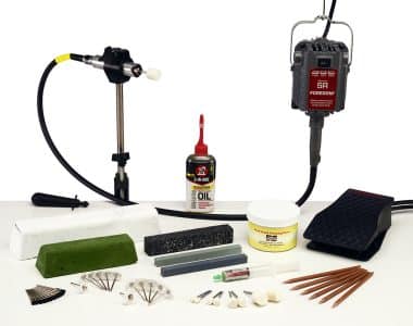 polishing kit on tabletop