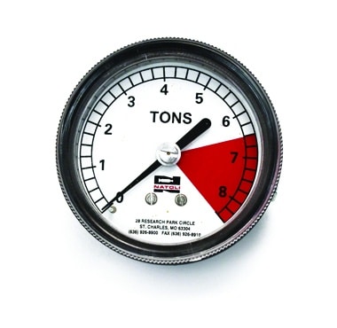 TONNAGE GAUGE 0-6.5 tons