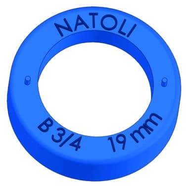 BLUE "D" BARREL-STYLE DUST CUP