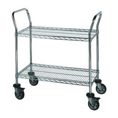 Chrome-Wire Utility Cart