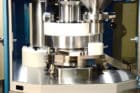 Close Up of Compression Zone on NP-RD30 Tablet Press Machine